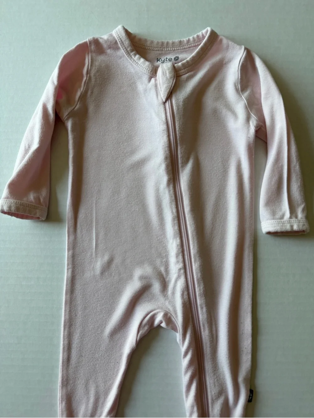 Kyte Baby Blush Pink Bamboo Zipper Footie Sleeper 3-6M